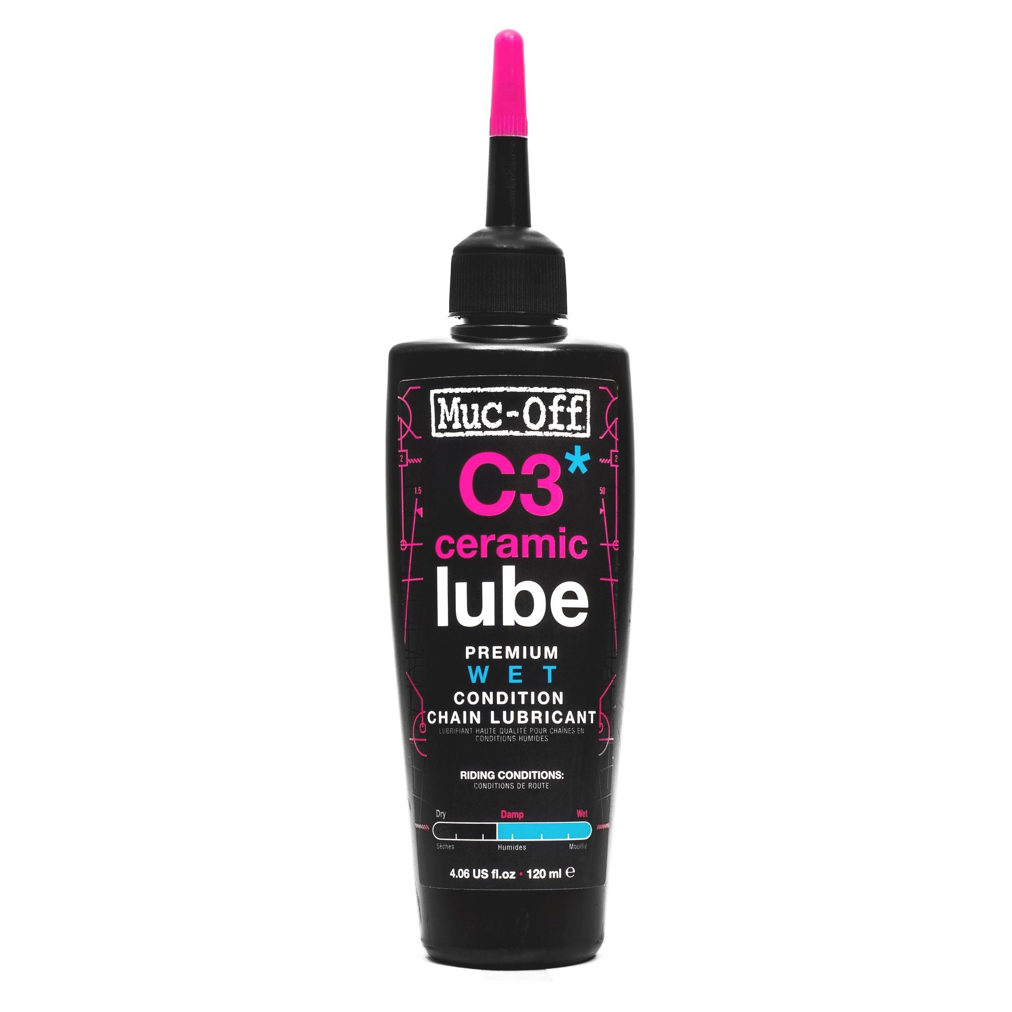 Muc-Off C3 Ceramic Wet Lube 120ml – 99bikes.co.nz