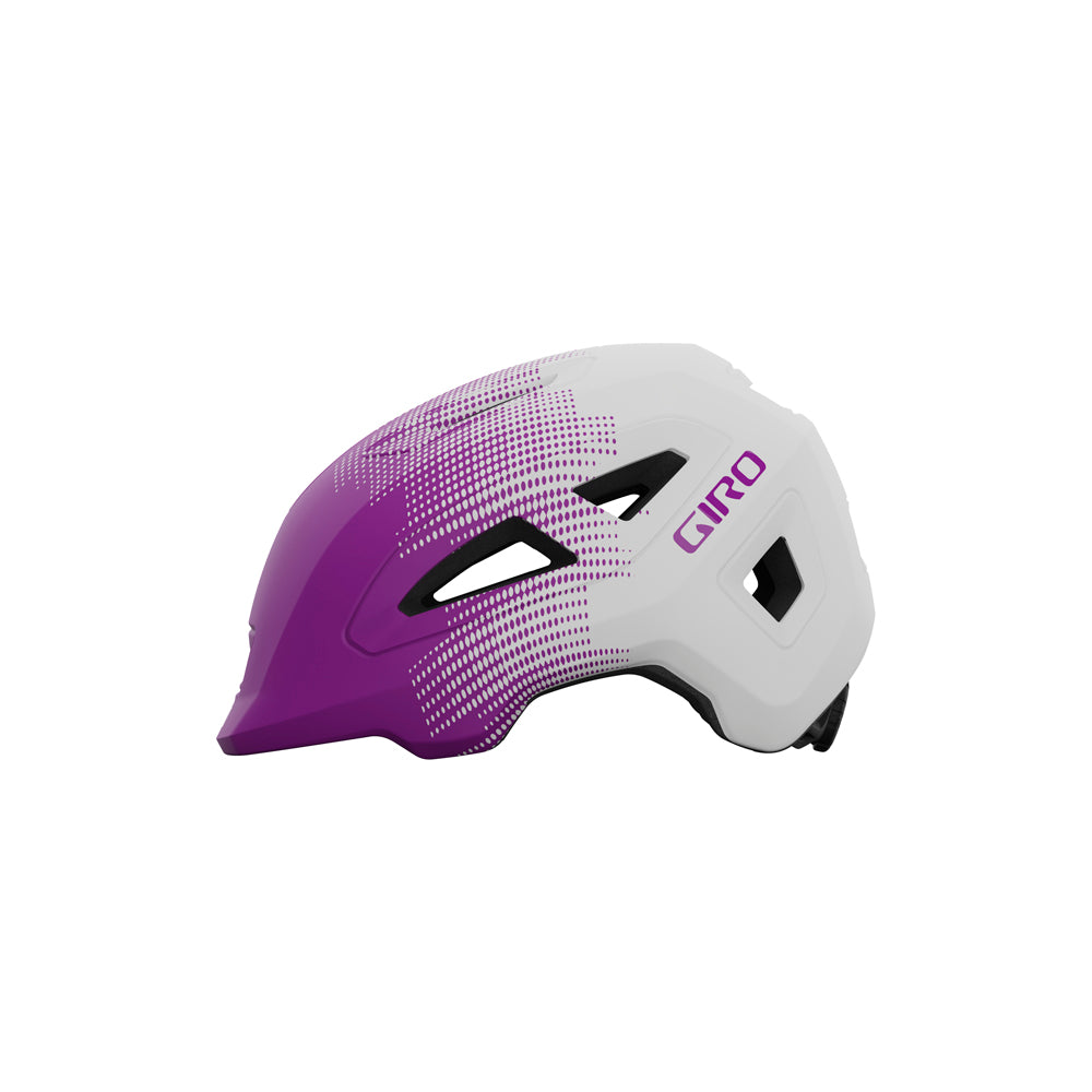 Giro Scamp II Youth Bike Helmet Matte Purple Towers 99bikes .nz