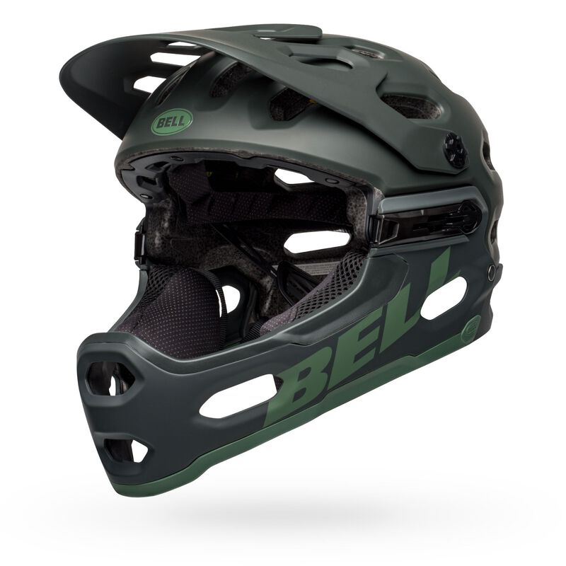 Bell Super 3R MIPS Helmet Solid Matt Green – 99bikes.co.nz