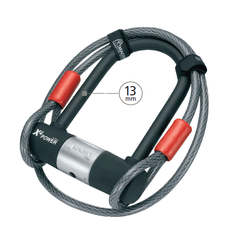 D lock with cable on sale