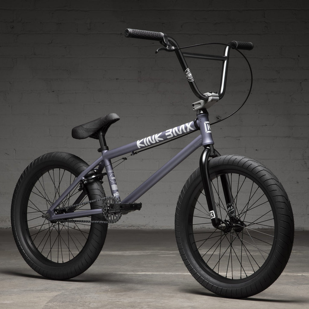 grey bmx bike