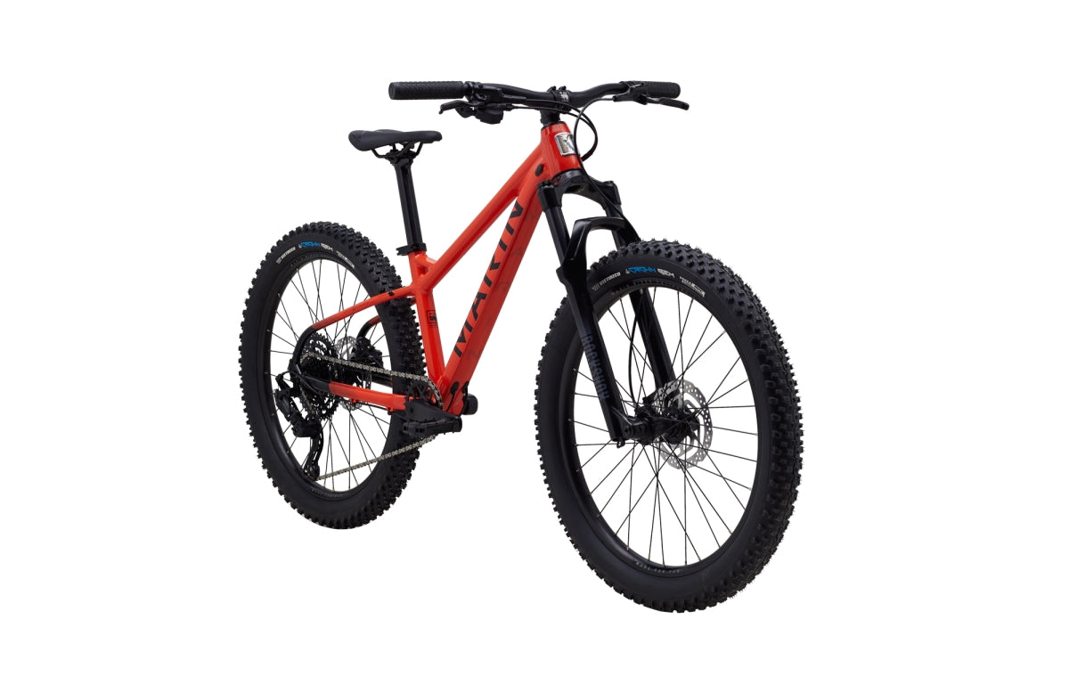 Marin San Quentin 24 Kids Dirt Jump Bike Red Black 99bikes .nz