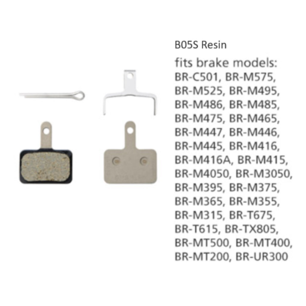 shimano brake pad selector