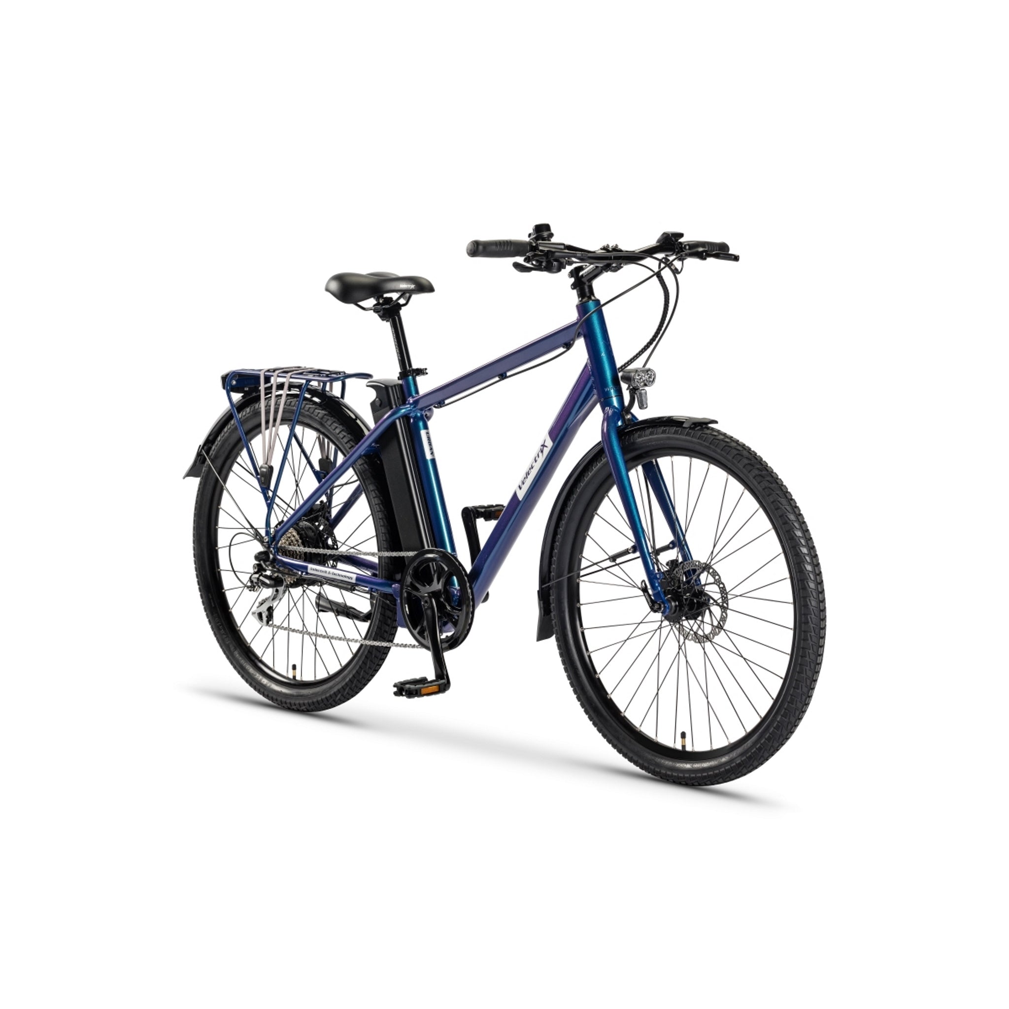 Velectrix Urban Hybrid Electric Bike 400wh Battery Blue 99bikes