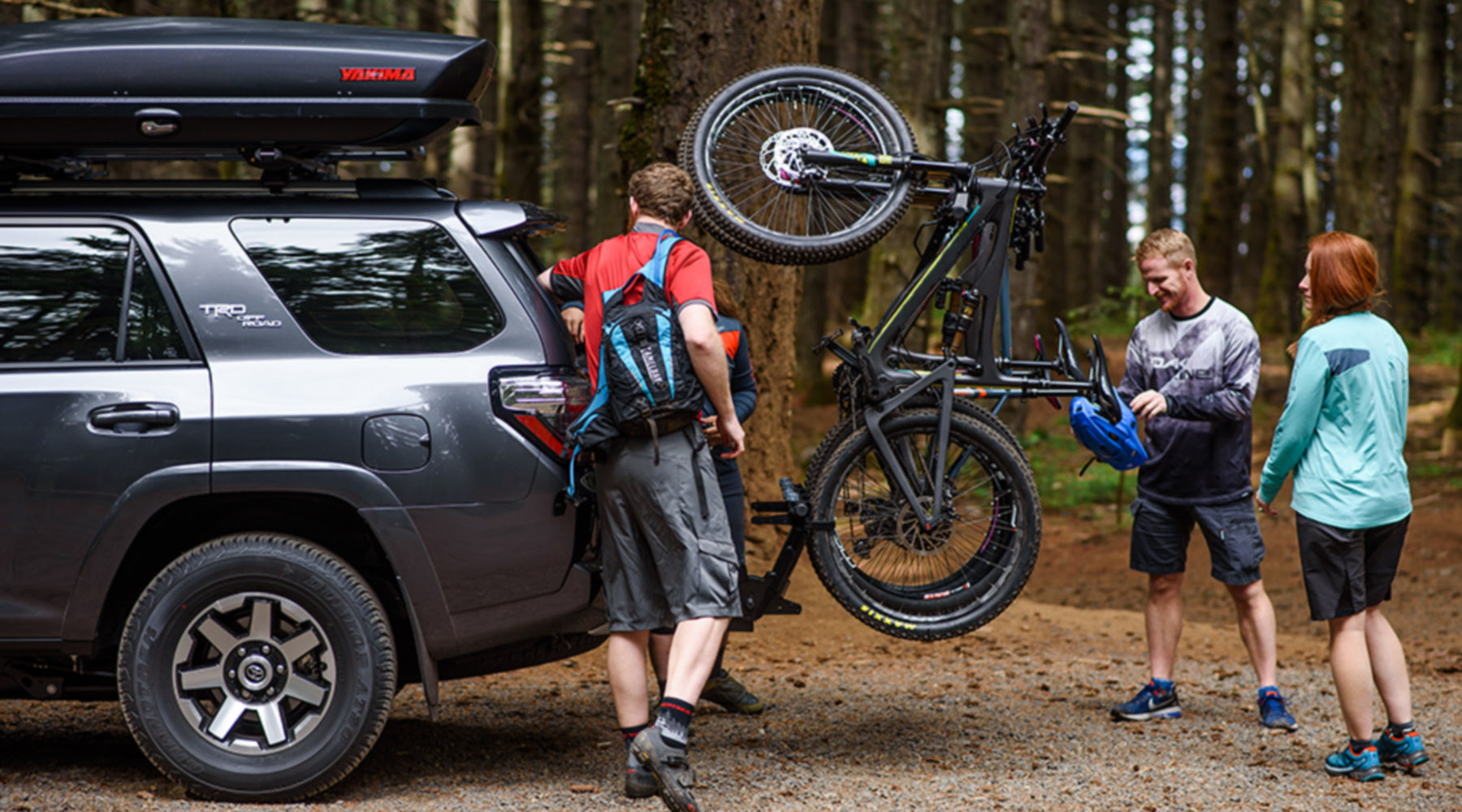 Temporary bike rack online for car