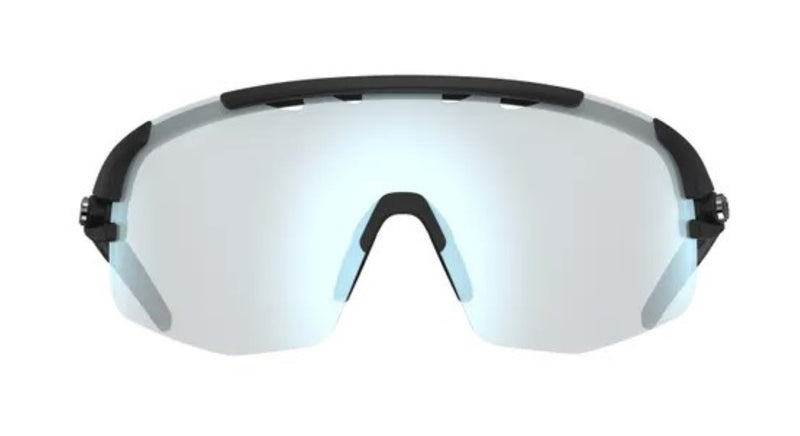 Tifosi Sledge Lite Cycling Glasses Matte Black/Clarion Blue Fototec Lens