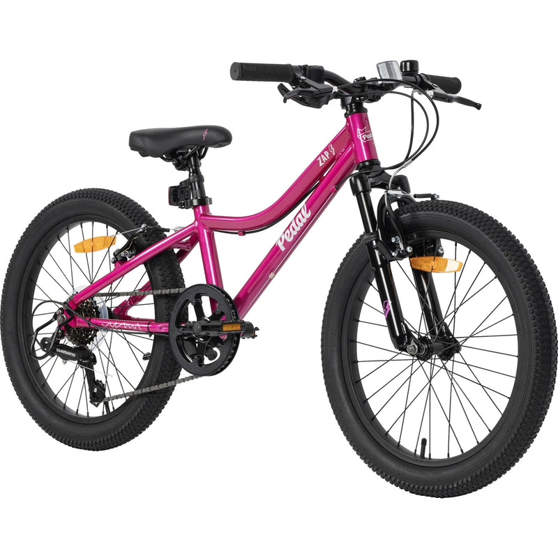 Pedal Zap 20" Kids Bike Pink/White