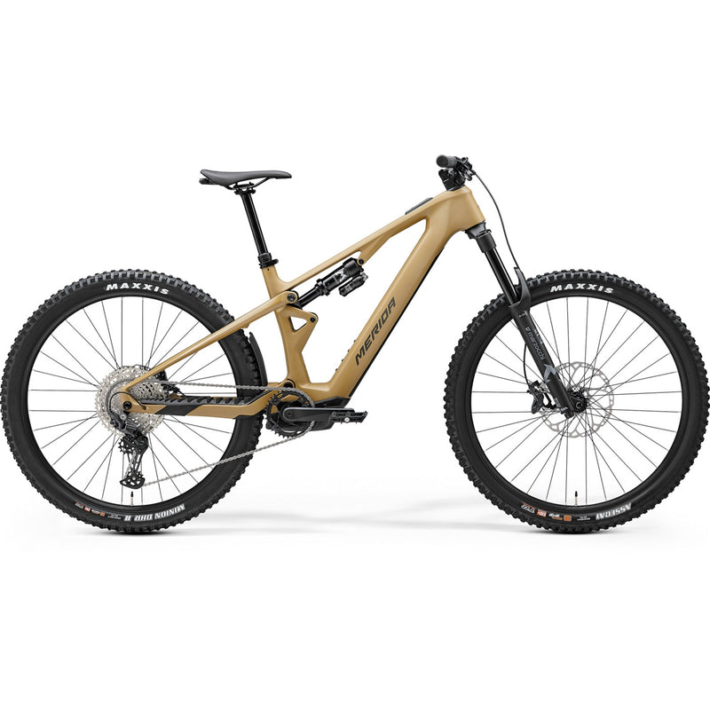 Merida eOne-Sixty SL 6000 Electric Enduro Bike 400Wh Battery Silk River Clay/Gold