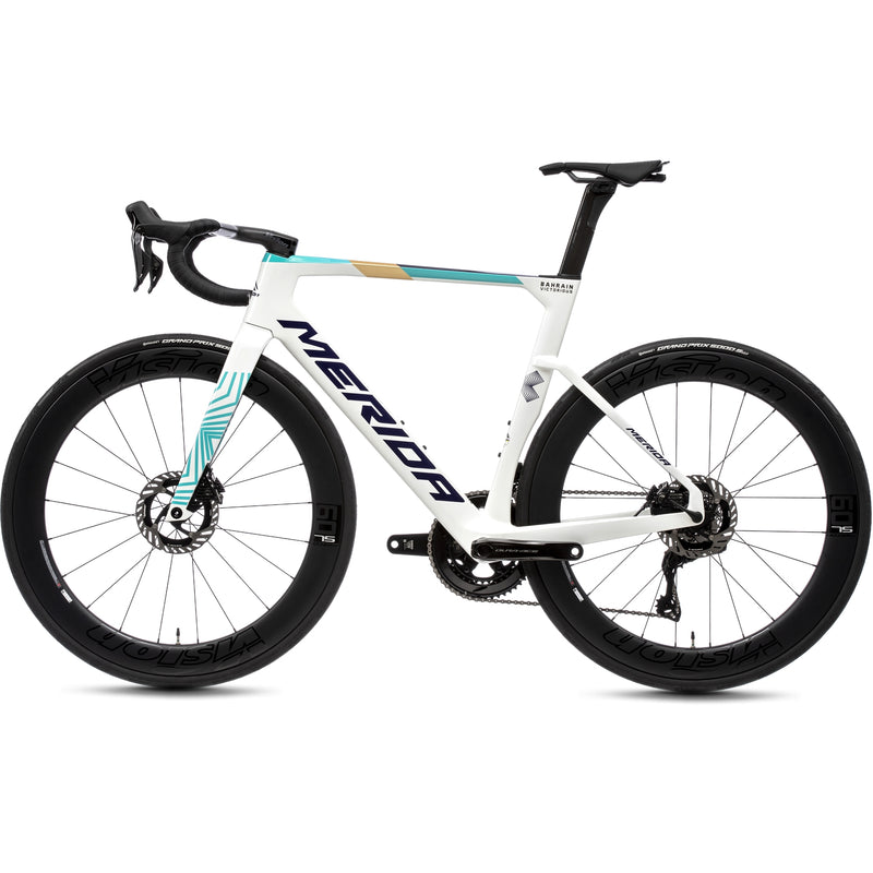 Merida Reacto Team Road Bike White/Teal/Pearl