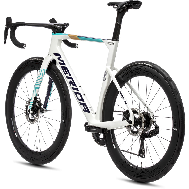 Merida Reacto Team Road Bike White/Teal/Pearl