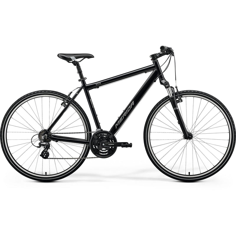 Merida Crossway 10-V Hybrid Bike Black/Silver