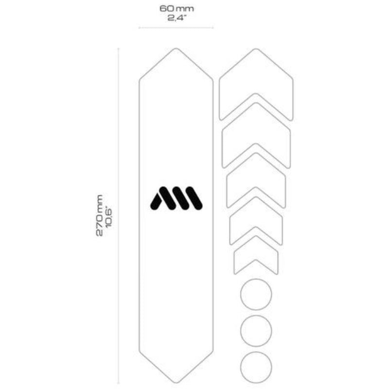 Ams Frame Guard E-Bike Clear/Silver