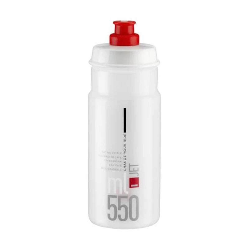 Elite Bottle Jet 550ml Clear / Red Logo