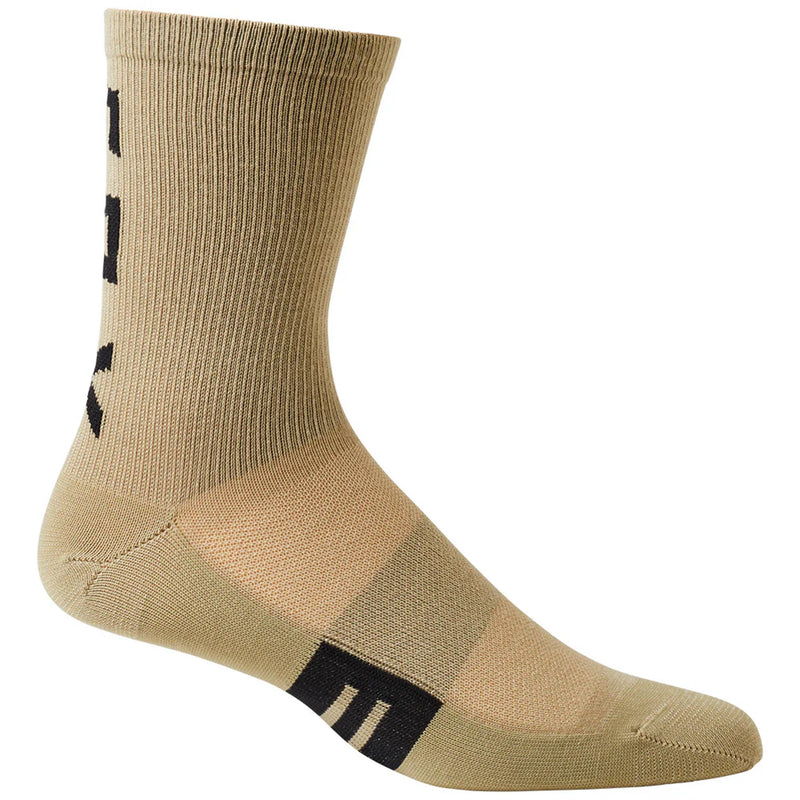 Fox 6 Inch Flexair Merino Socks Bark