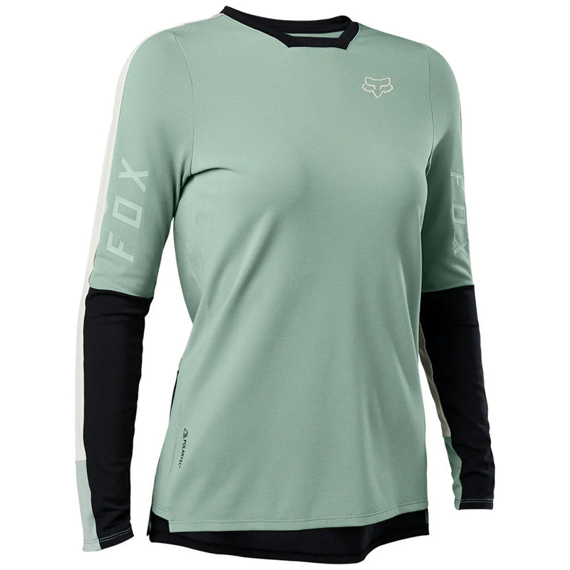 Fox Women's Defend Pro Long Sleeve Jersey Eucalyptus