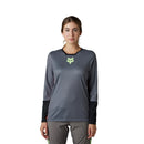 Fox Women's Defend Race Long Sleeve Jersey Pewter