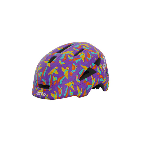 Giro Scamp  II Youth Bike Helmet Matte Purple Libre