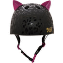 Krash Leopard Kitty Youth Black Helmet