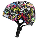 Krash Street Writer Youth Black/Neon Helmet