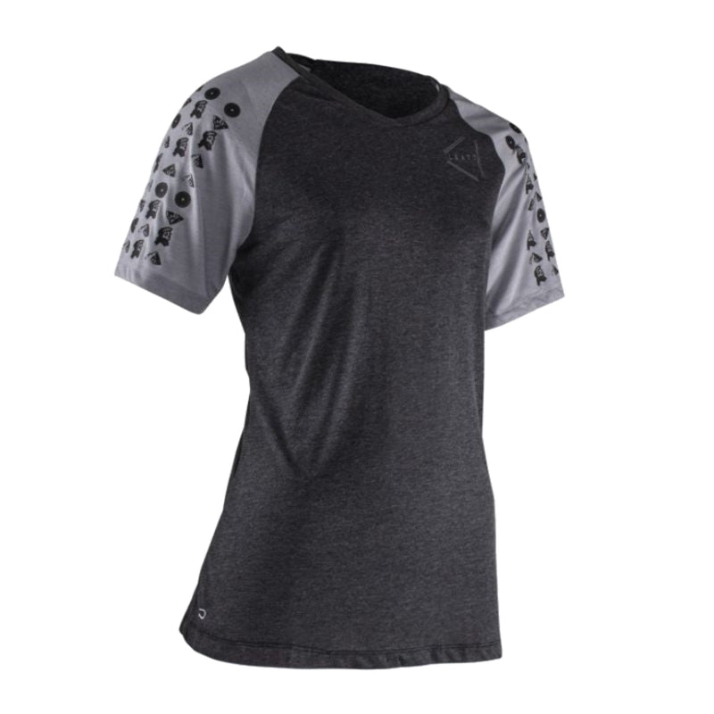 LEATT Women's AllMtn 2.0 Short Sleeve Jersey Black