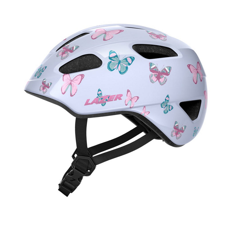 Lazer Nutz Kineticore Kid's Helmet Pink Butterflys