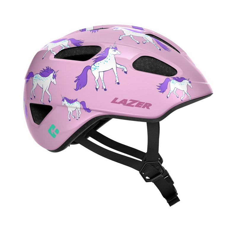 Lazer Nutz Kineticore Kid's Helmet Pink Unicorns