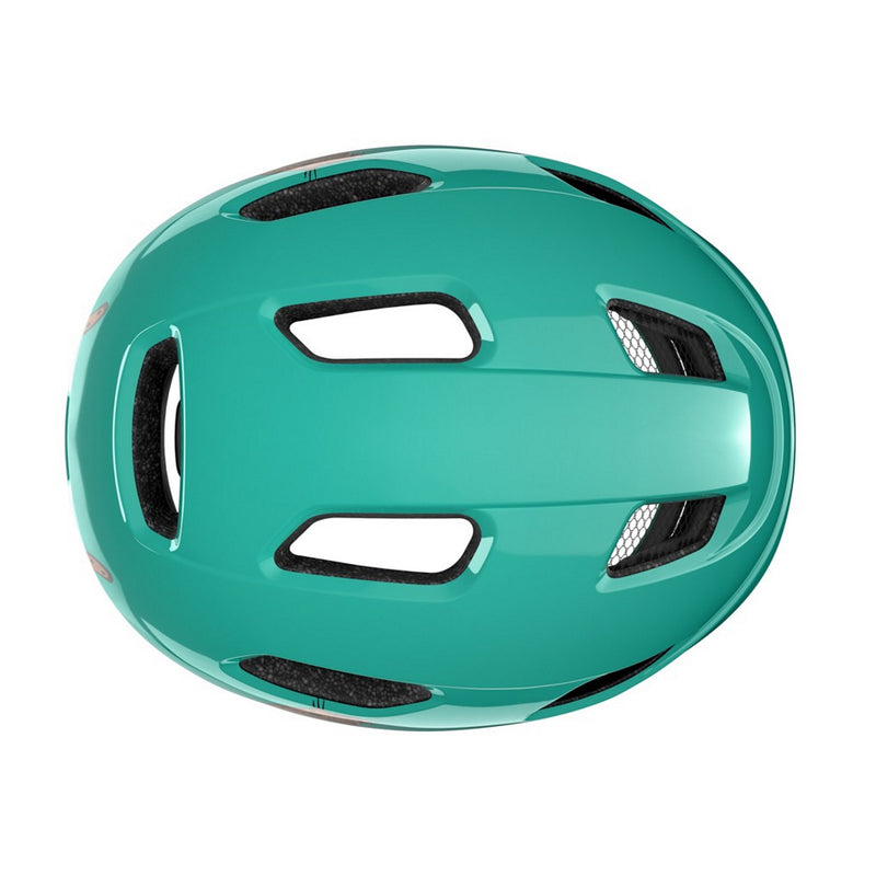 Lazer Nutz Kineticore Kid's Helmet Teal Leopard