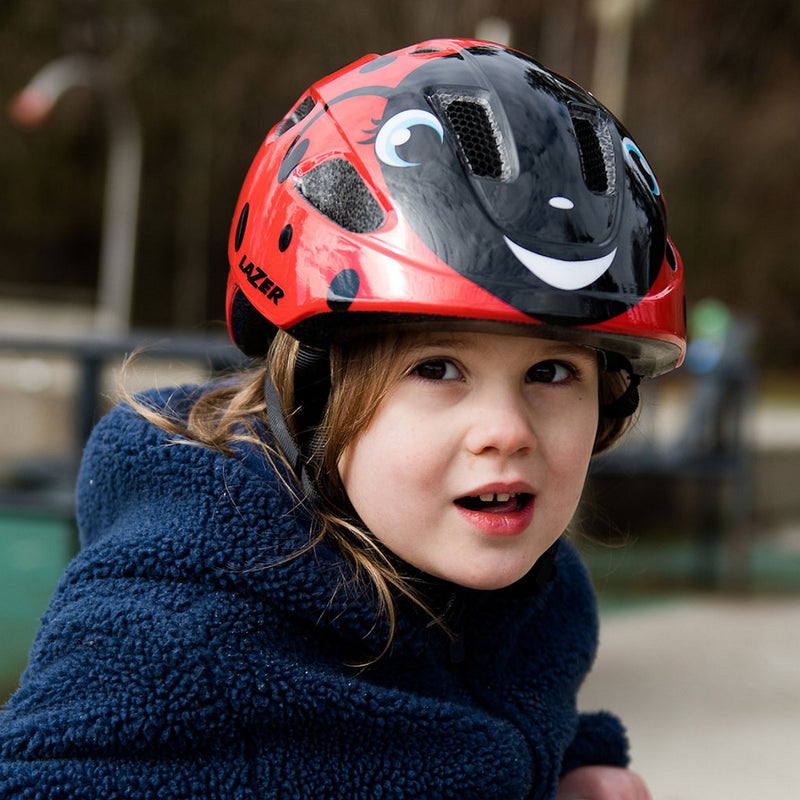 Lazer Pnut Kineticore Toddler Helmet Ladybug