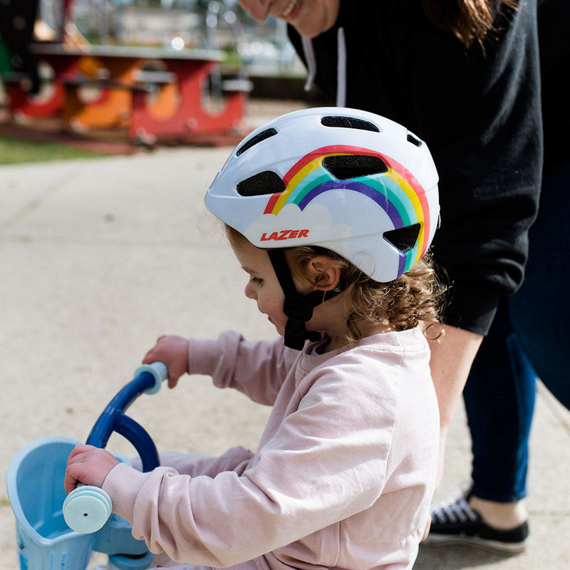 Lazer Pnut Kineticore Toddler Helmet Rainbow