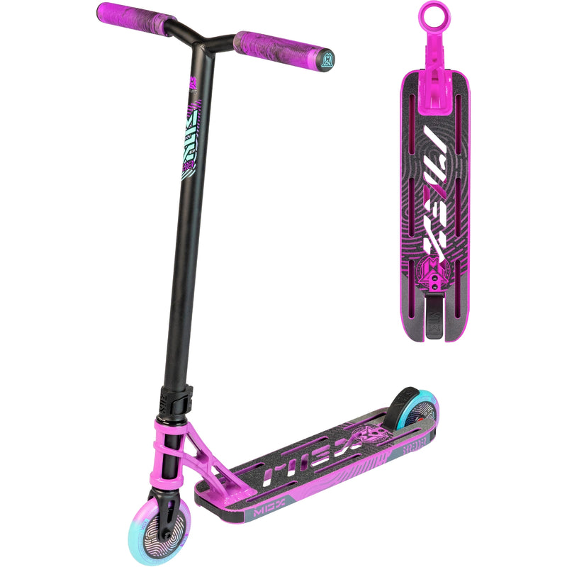 Madd Gear Shredder Scooter Black/Purple/Teal