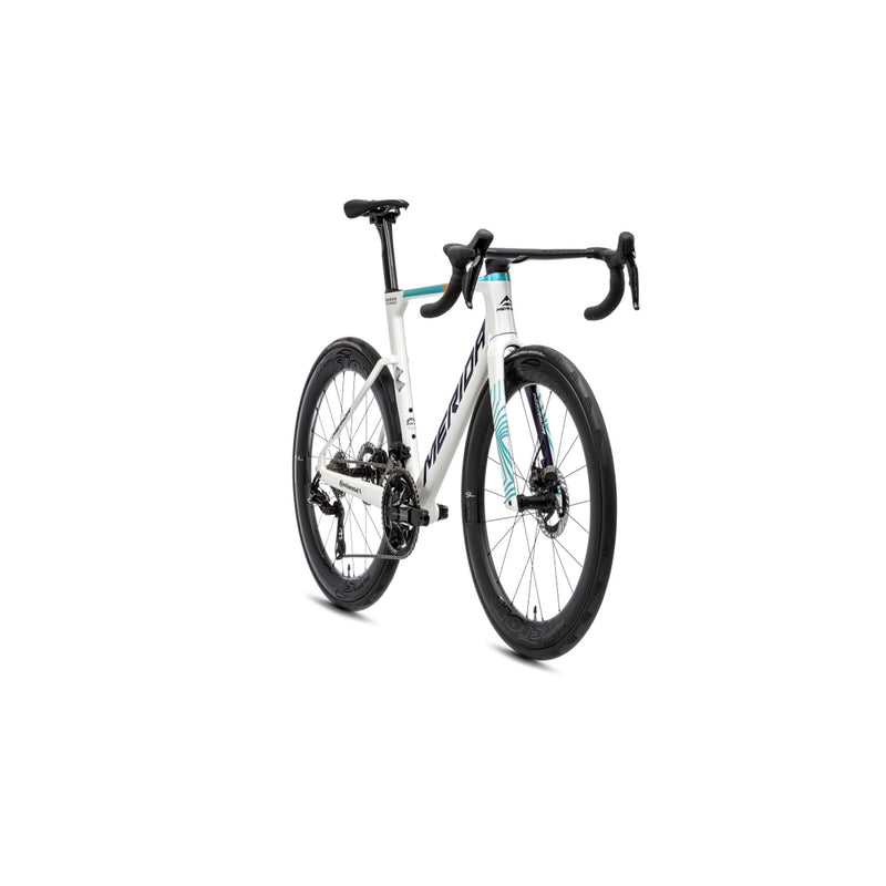 Merida Reacto Team Road Bike White/Teal/Pearl