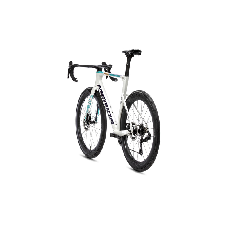 Merida Reacto Team Road Bike White/Teal/Pearl