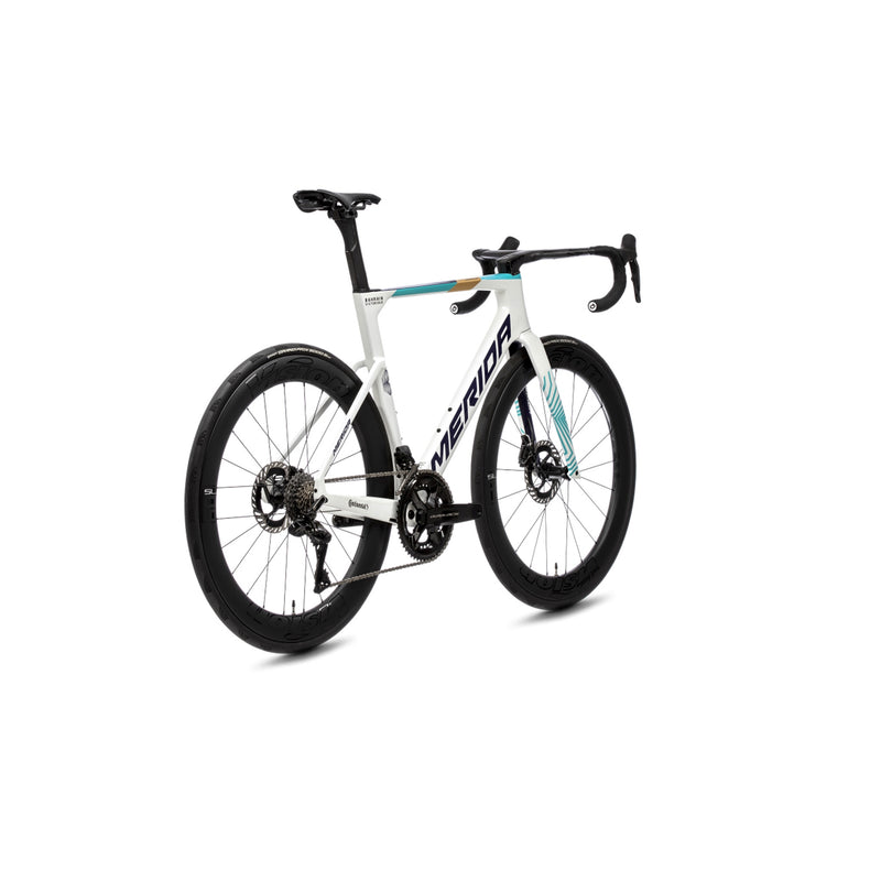 Merida Reacto Team Road Bike White/Teal/Pearl