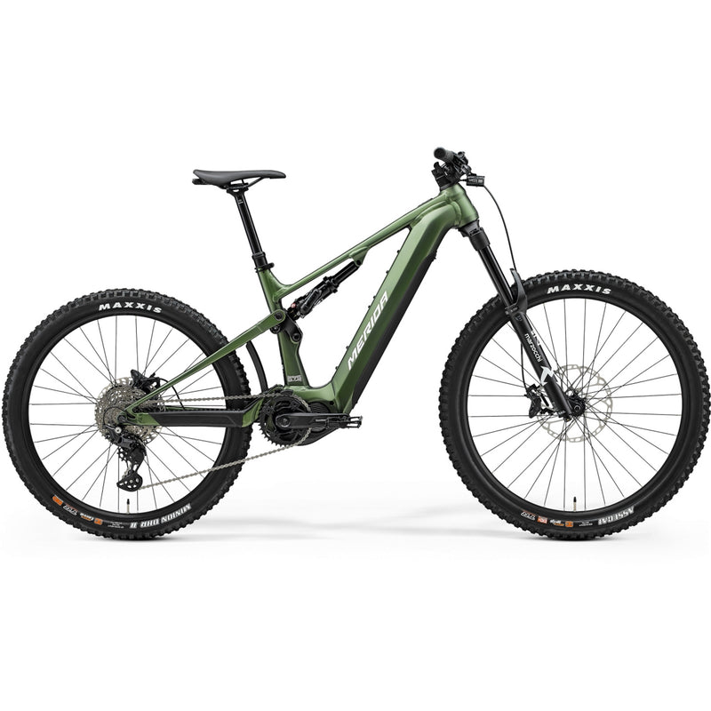 Merida eOne Sixty 675 Electric Enduro Bike 750Wh Battery Silk Fog Green