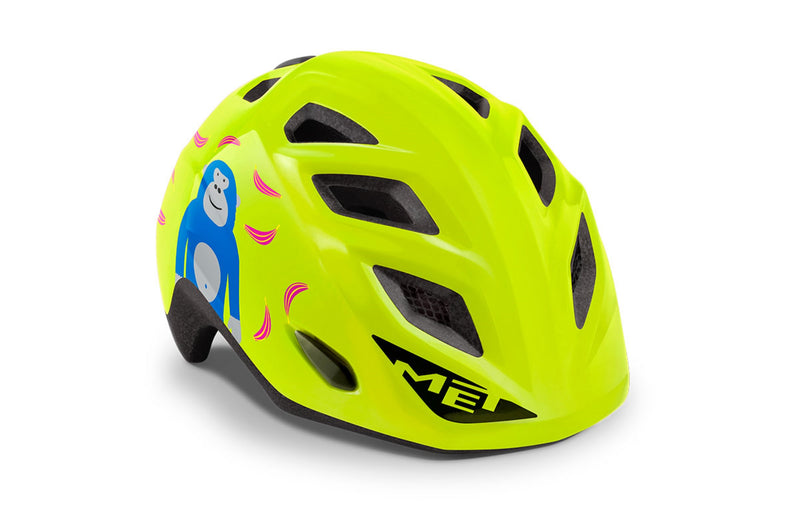 Met Elfo 46-53cm Helmet Lime Green Monkey