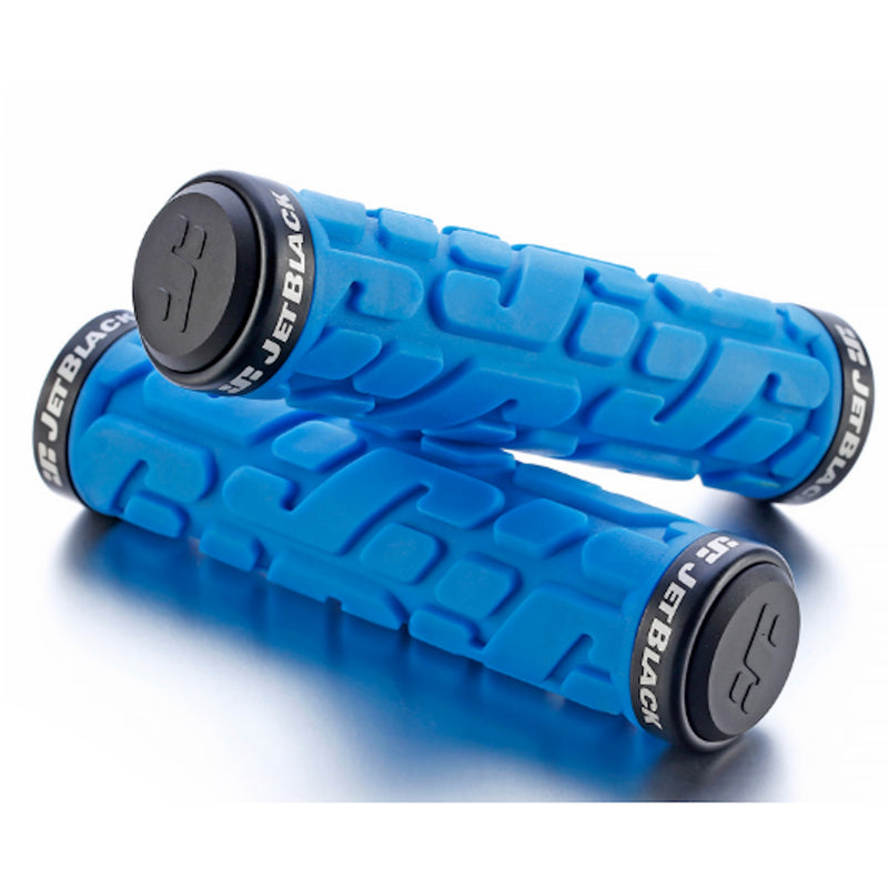 JetBlack Rivet LockOn Grips Light Blue/Black main image