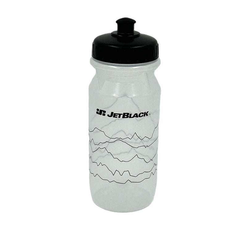 JetBlack Comp Bottle 600ml Clear with Black Lid main image