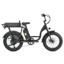 Pedal Brewer Electric Fat Tyre Cruiser Bike Black 540Wh Battery