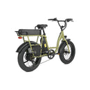 Pedal Brewer Electric Fat Tyre Cruiser Bike Dark Green 540Wh Battery