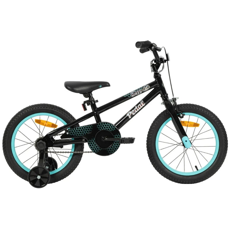 Pedal Buzz 16" Steel Kids Bike Black