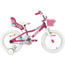 Pedal Hoot 16" Kids Bike Pink/White