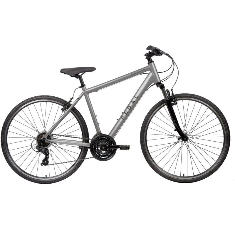 Pedal Raven 3 Hybrid Bike Satin Silver