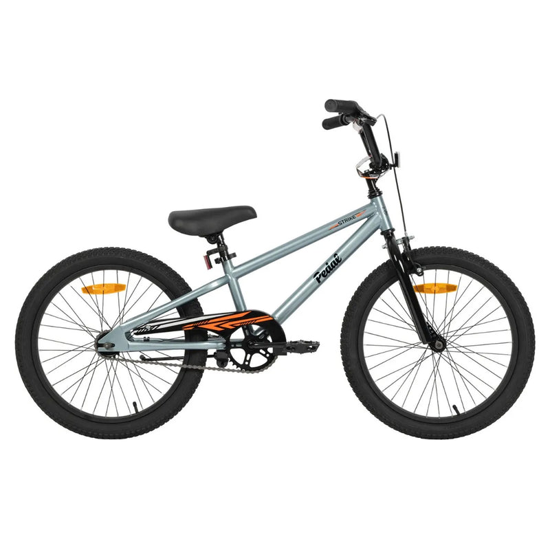 Pedal Strike 20" Kids Bike Steel  Silver/Green