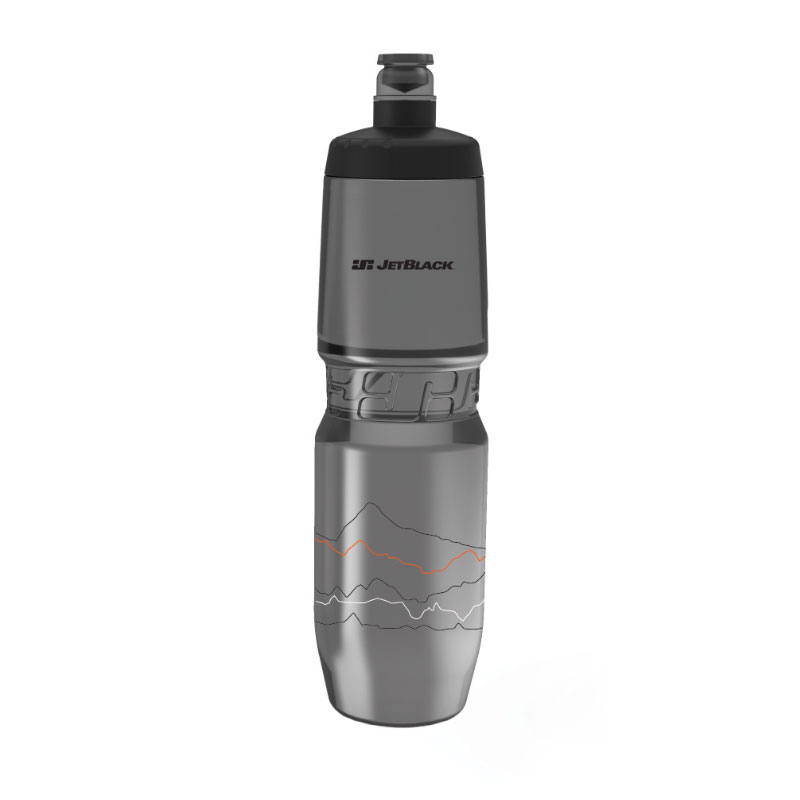 Jetblack Icon Bottle 900ml Smoke with Black Lid main image