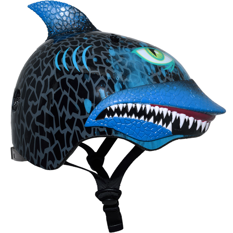 Raskullz Shark Attack Child Black/Blue Helmet