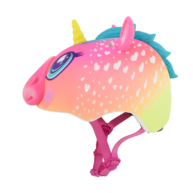 Raskullz Super Rainbow Unicorn Child Pink Helmet