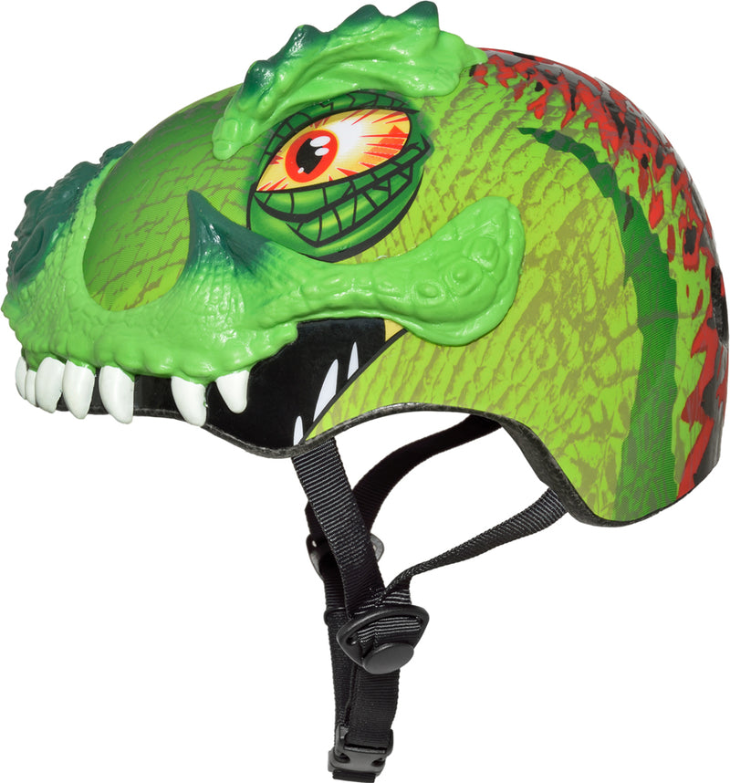 Raskullz T-Rex Awesome Child Green Helmet