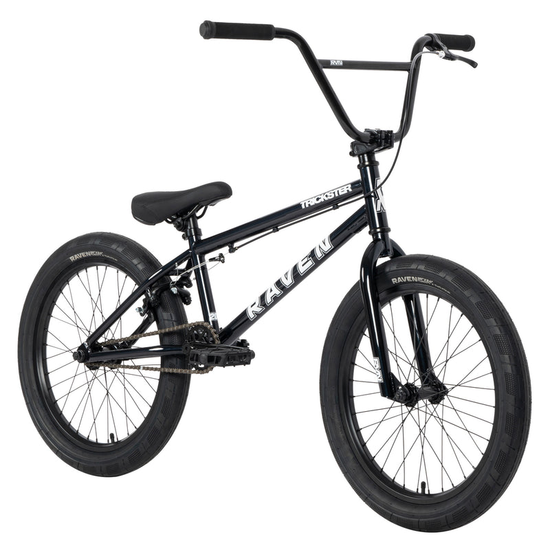 Raven Trickster 20” Youth Freestyle BMX Bike Gloss Black