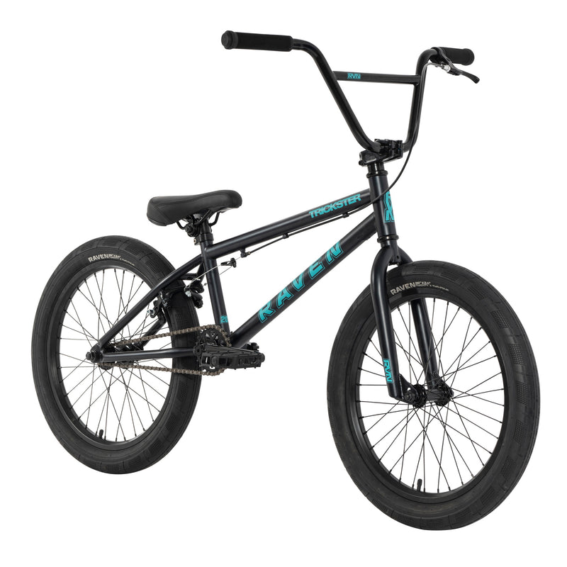 Raven Trickster 20” Youth Freestyle BMX Bike Satin Black