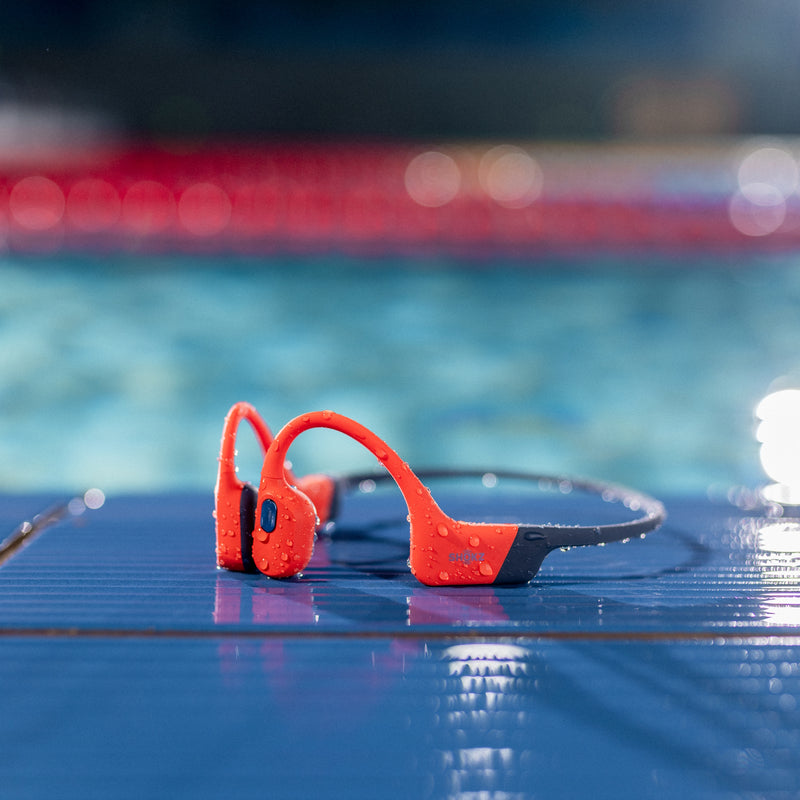 SHOKZ OpenSwim Pro Red